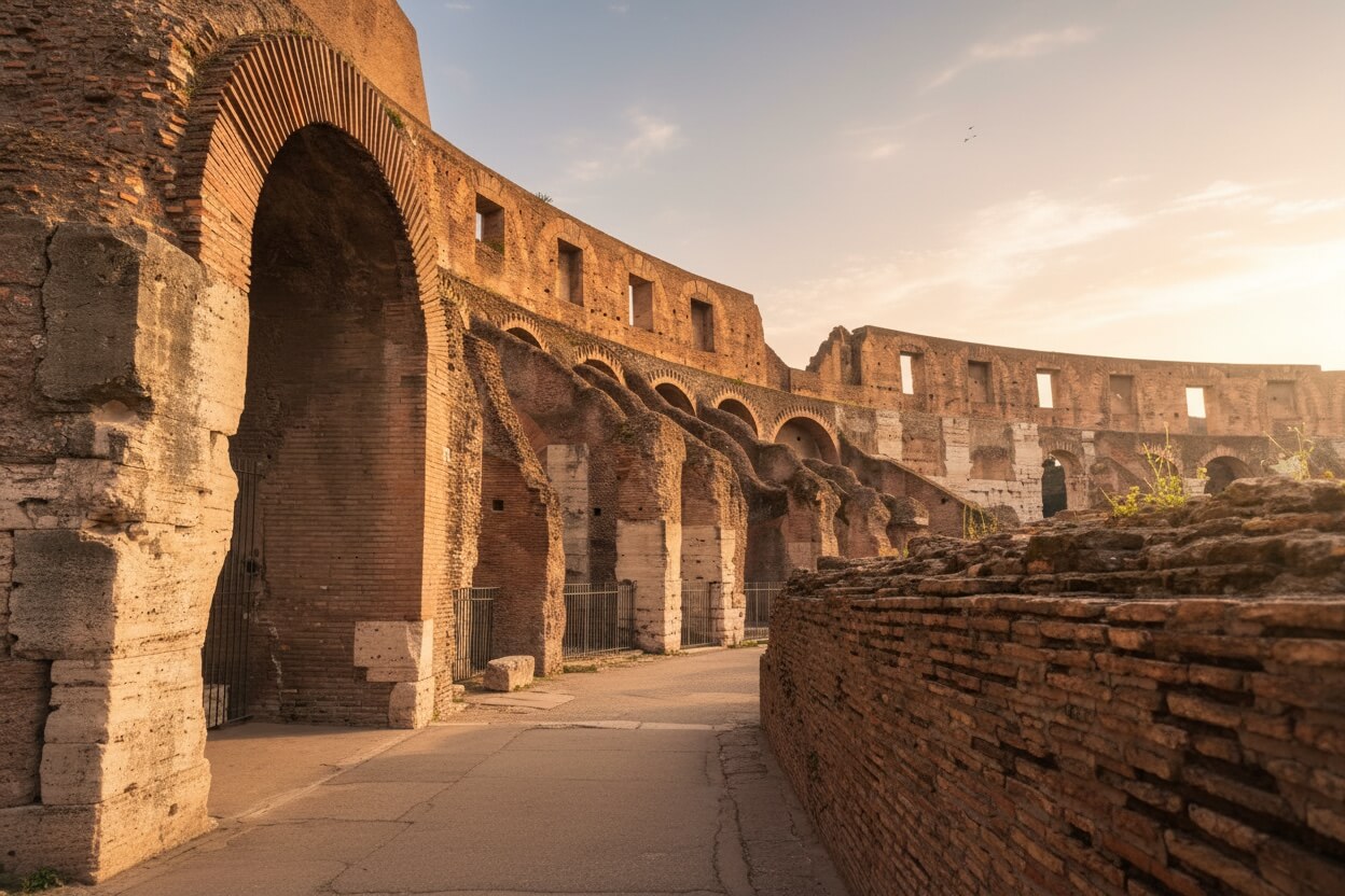 Indre af Colosseum Rom